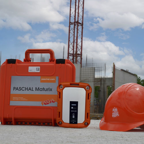 混凝土监控系统 - Maturix - PASCHAL-Werk G. Maier GmbH - 温度 / 便携式 / 实时