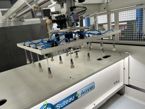 纸张堆码机 - Suteau-Anver - 进料 / 用于输送机 / 用于橡胶