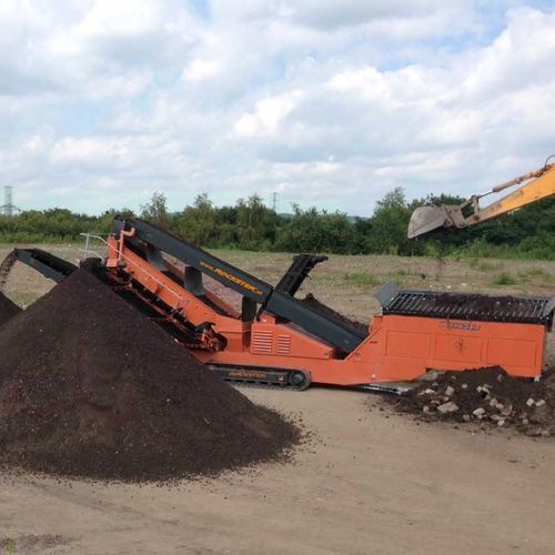 废料回收筛选机 - RDS514/RTS514 - Rockster Austria International GmbH - 用于建筑工地 / 移动式 / 用于散料