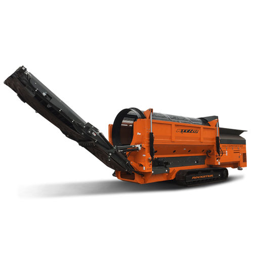 废料回收筛选机 - RTT720 - Rockster Austria International GmbH - 用于建筑工地 / 移动式 / 用于散料
