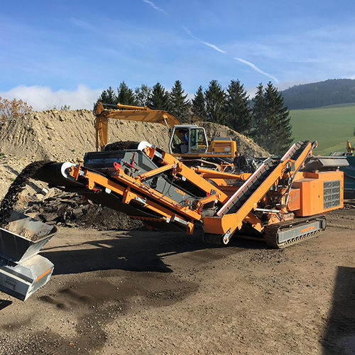 液压冲击式破碎机 - R1100S - Rockster Austria International GmbH - 移动式 / 建筑材料 / 大容量
