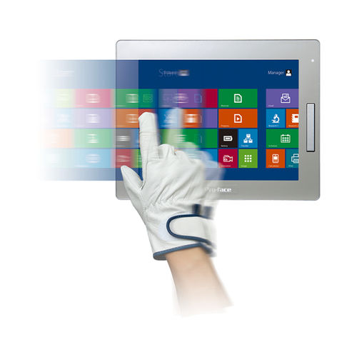 LCD/TFT显示器 - FP5000 series - Pro-face - 多点触摸屏式 / 工业 / 1024 x 768