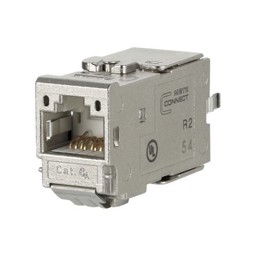 数据连接器 - C6Amodul - METZ CONNECT - RJ45 / 母端 / 锌承压模压