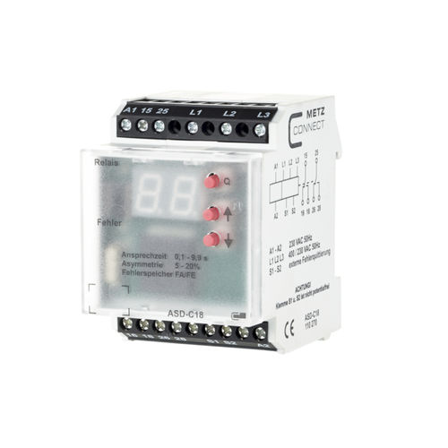 欠压监控继电器 - ASD-C18 - METZ CONNECT - 过压 / 相位 / 三相