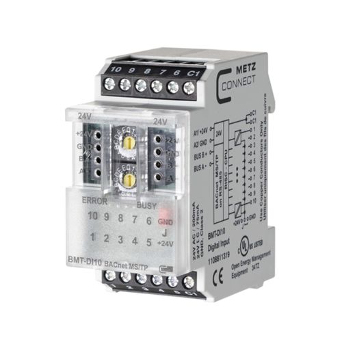 数字I/O模块 - BMT-DI10 BACnet MS/TP - METZ CONNECT - BACnet / 10-I / DIN导轨