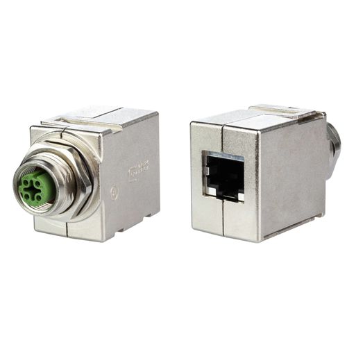 电柜电源适配器 -  MWN811A115 - METZ CONNECT - 母端 / RJ45 / 锌承压模压
