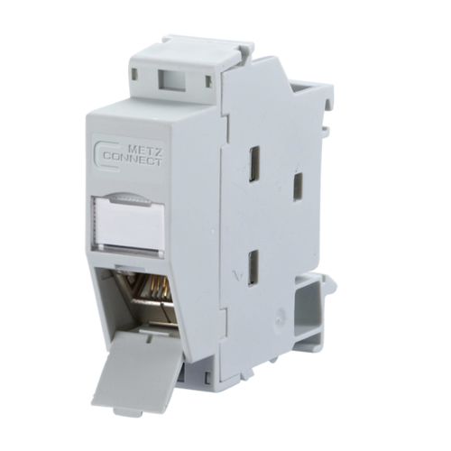 数据连接器 - 1309A17003-E - METZ CONNECT - RJ45 / 以太网 / 用于 DIN 导轨