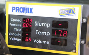 LED式显示屏 - CARMIX - METALGALANTE - 用于温度测量 / 压力测量