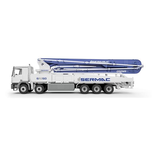 移动式混凝土泵车 - 6RZ60 - SERMAC S.p.A. - 工程