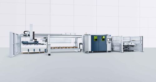 光纤激光切割机 - TruMatic 5000 - TRUMPF machines & systems - 固态激光 / 冲头式 / 用于铝