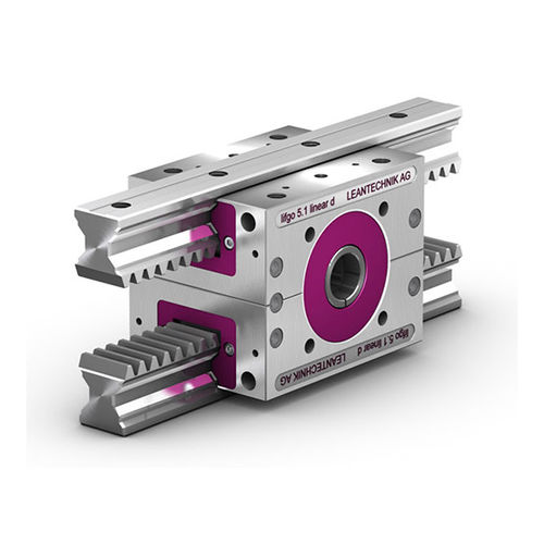 齿轮-齿条传动装置 - lifgo® linear double - LEANTECHNIK AG
