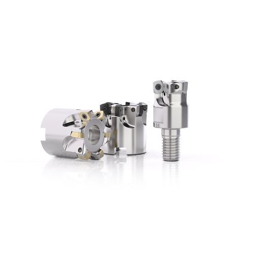 圆筒形铣刀 - Highfeed 2 series - SECO TOOLS - 齿刀 / 面 / 用于金属