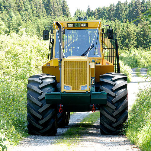 轮胎式伐木采伐机 - HSM 904F Kombi - HSM - Hohenloher Spezial-Maschinenbau GmbH & Co. K - 伐木运输车