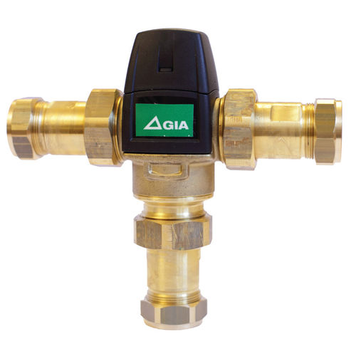 混合恒温阀门 - 799 7551 - GIA Premix AB - 调节 / 黄铜 / 用于水