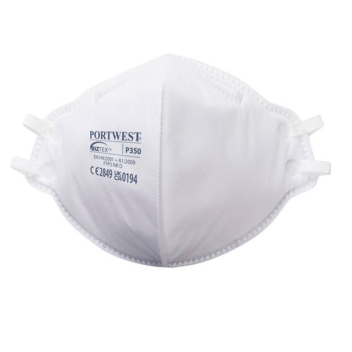 折叠式防护口罩 - P350  - Portwest Clothing Ltd - 一次性 / FFP3 / 半面罩