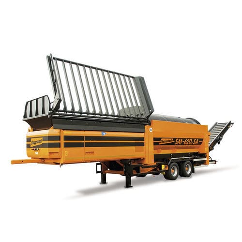 干式筛选筛选机 - SM 620.2 SA - Doppstadt - 用于建筑工地 / 用于工业 / 用于木材