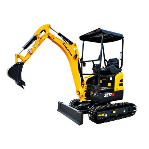小型挖掘机 - SE17SR - SHANDONG SHANTUI CONSTRUCTION MACHINERY IMP&EXP CO - 履带式 / 柴油 / 用于建筑工地