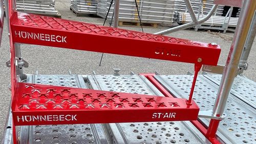 户外楼梯 - ST'AIR - Hünnebeck GmbH - 钢 / 用于预制建筑