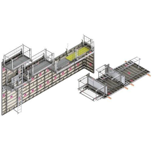 轻型模架 - RASTO® G2 - Hünnebeck GmbH - 范围 / 单面 / 墙体模架