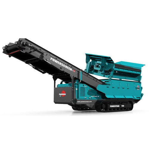 建筑工地筛选机 - POWERTRAK 750 - Powerscreen - 用于废料回收 / 移动式 / 振动