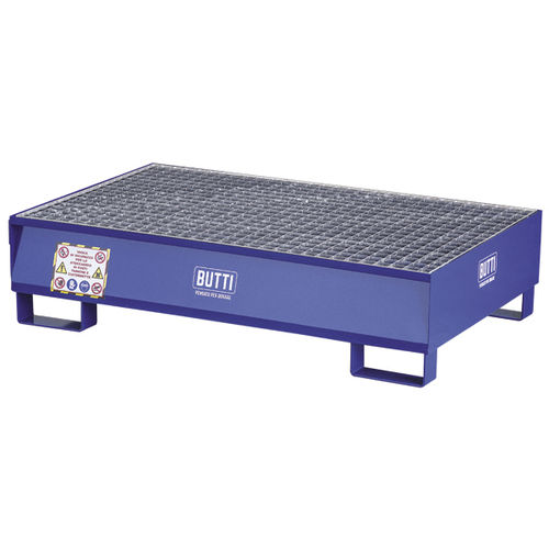 2桶盛漏池 - 822E - BUTTI - 钢 / 电镀网格 / 带可拆卸板条