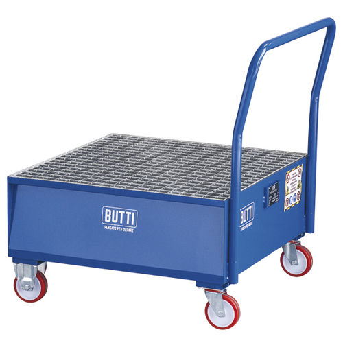 1桶盛漏池 - 821ER - BUTTI - 钢 / 电镀网格 / 移动式