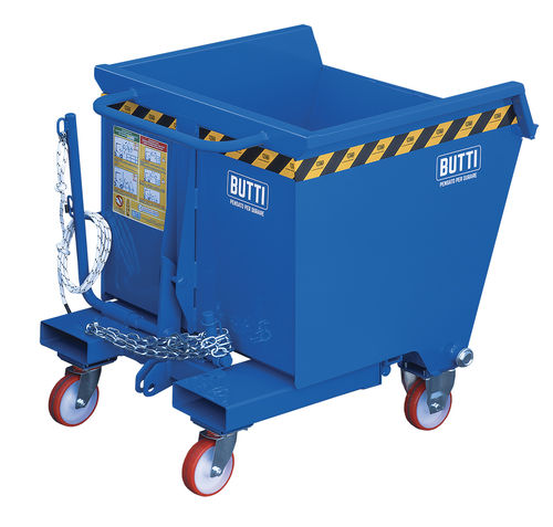金属倾卸斗 - 748R - BUTTI - 钢 / 废料 / 叉车