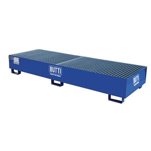 4桶盛漏池 - 8080V4F - BUTTI - 钢 / 电镀网格 / 带可拆卸板条
