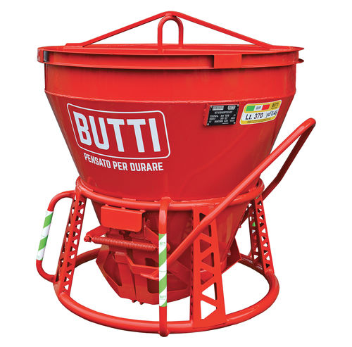 锥形混凝土料斗 - 203ZTEK - BUTTI - 底部开口