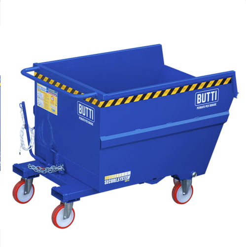 废料倾卸斗 - 754R - BUTTI - 叉车 / 用于堆垛机 / 带轮
