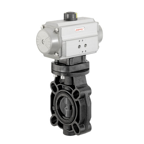 蝶阀 - D451 - GEMÜ Gebrüder Müller Apparatebau GmbH & Co. KG - 气动 / 用于水 / 用于溶剂