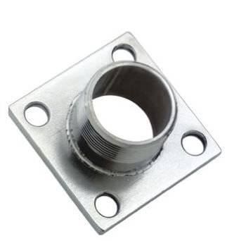 管道法兰 - 524 series - Morsello Inox srl - 不锈钢 / 正方形