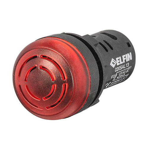带LED信号灯警报发声器 - New Elfin - 带频闪灯 / IP44 / 面板式