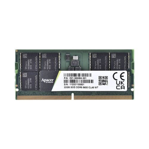 SO-DIMM内存模块 - Apacer Technology B.V. - DDR5 / 工业