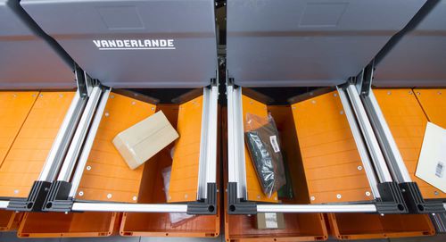 物流分选机 - TRAYSORTER - VANDERLANDE - 自动 / 用于电子元件 / 包裹