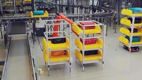 紧凑型自动仓库 - VarioStore Flex - VANDERLANDE - 模块化 / 自主移动机器人