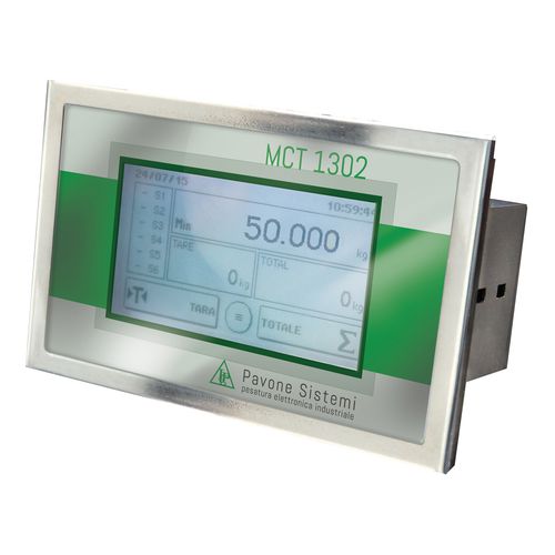 触摸屏称重控制器 - MCT 1302 - Pavone sistemi