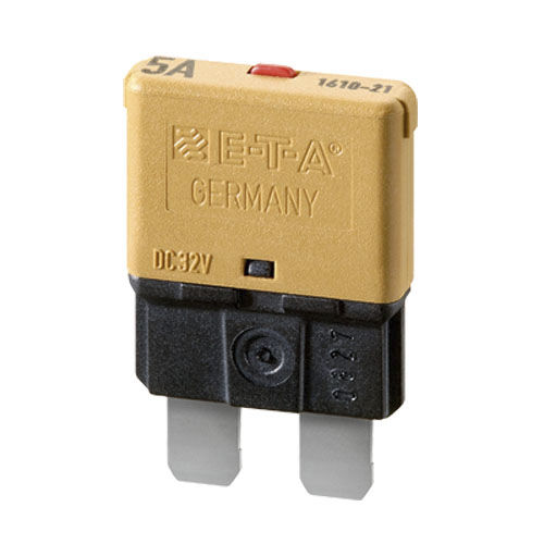 热量断路器 - 1610-21 series - E-T-A - 手动复位 / 单极 / 小型