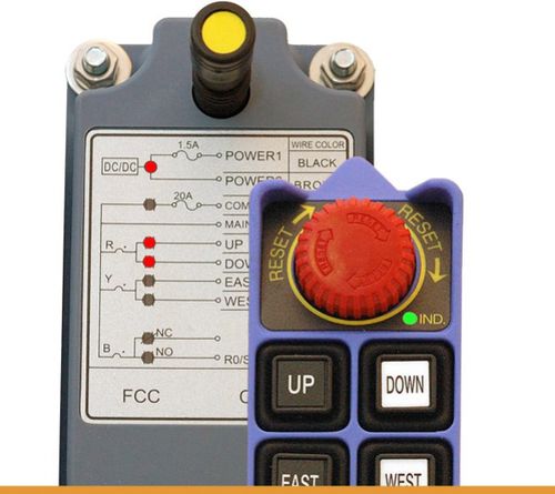 无线电遥控器 - LB series - NUOVA CEVA Automation - 按钮式 / 工业 / 6键