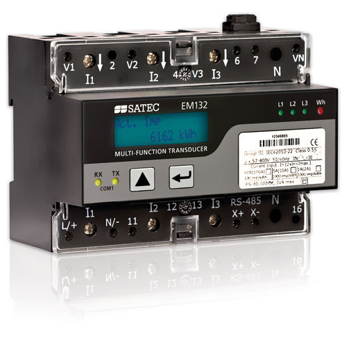 能量计功率计 - EM132 - SATEC - 频率计 / 万用表 / 数字