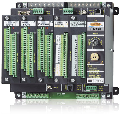 电网分析仪 - ezPAC SA300 series - SATEC - 电能质量 / 集成式 / 模块化
