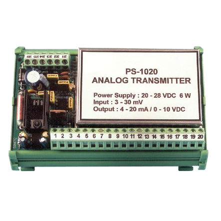 模拟重量发送器 - PS-1020 - Vishay Nobel Transducers - DIN导轨安装式