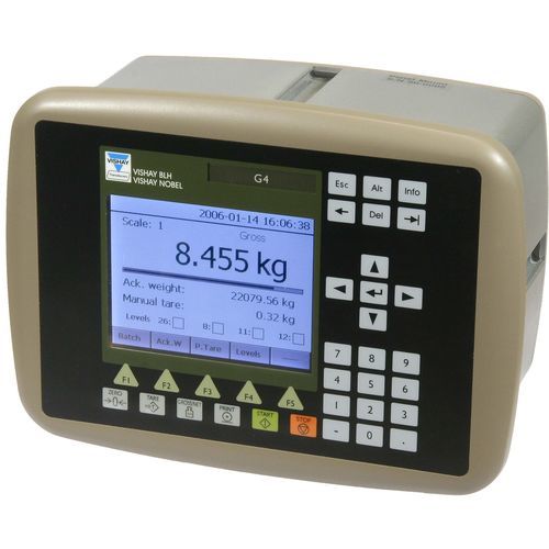 LCD显示屏称重仪表 - G4 - Vishay Nobel Transducers - 面板式 / DIN导轨 / 密封
