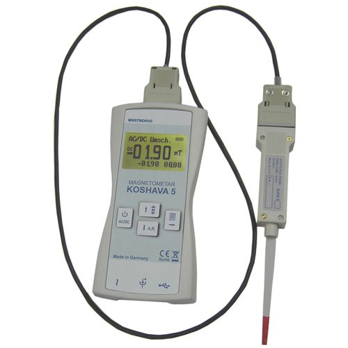 手提高斯计 - KOSHAVA 5 - WUNTRONIC GmbH - 特斯拉计 / USB / 手持式