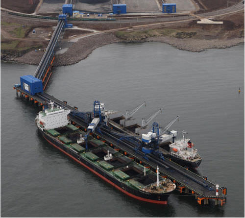 碳装船机 - 3 500 t/h | Wanino - TAKRAF