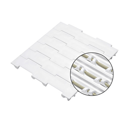 塑料输送链 - HyCLEAN - Habasit/哈巴西/哈伯斯特 - 铰链式 / 食品工业 / 模块化