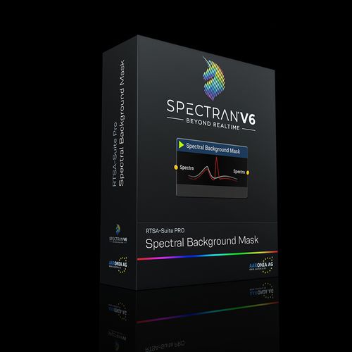 信号处理软件 - Spectral Background Mask - Aaronia AG