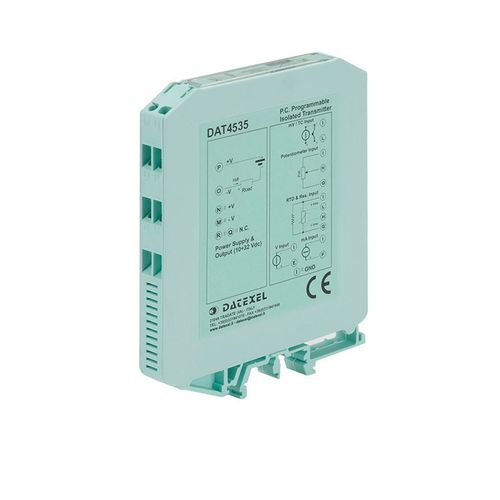 DIN导轨温度变送器 - DAT4535 - DATEXEL SRL - RTD / 热电偶 / 电阻式