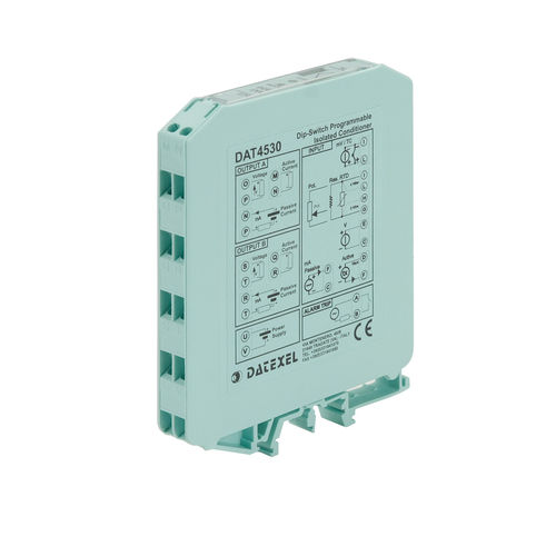 信号隔离变送器 - DAT4530 - DATEXEL SRL - 模拟 / 双模拟输出 / DIN导轨