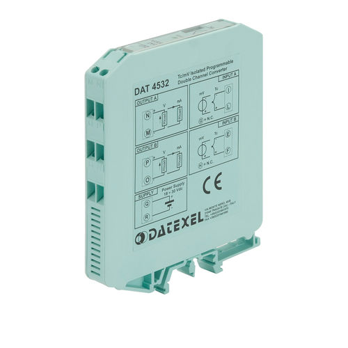 模拟变换器 - DAT4532-A - DATEXEL SRL - 电压/电流 / 双模拟输出 / 用于热电偶